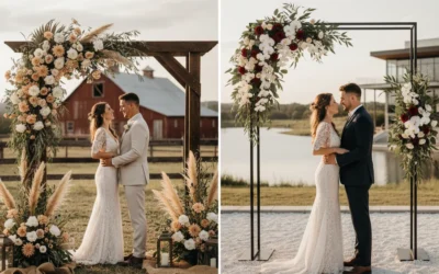 How to Match Wedding Arch Flowers in Texas to Your Theme